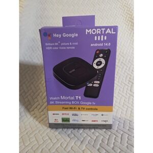 Smart TV Box Streaming Media Player Global Edition Mortal T1 Bluetooth 2GB+16GB